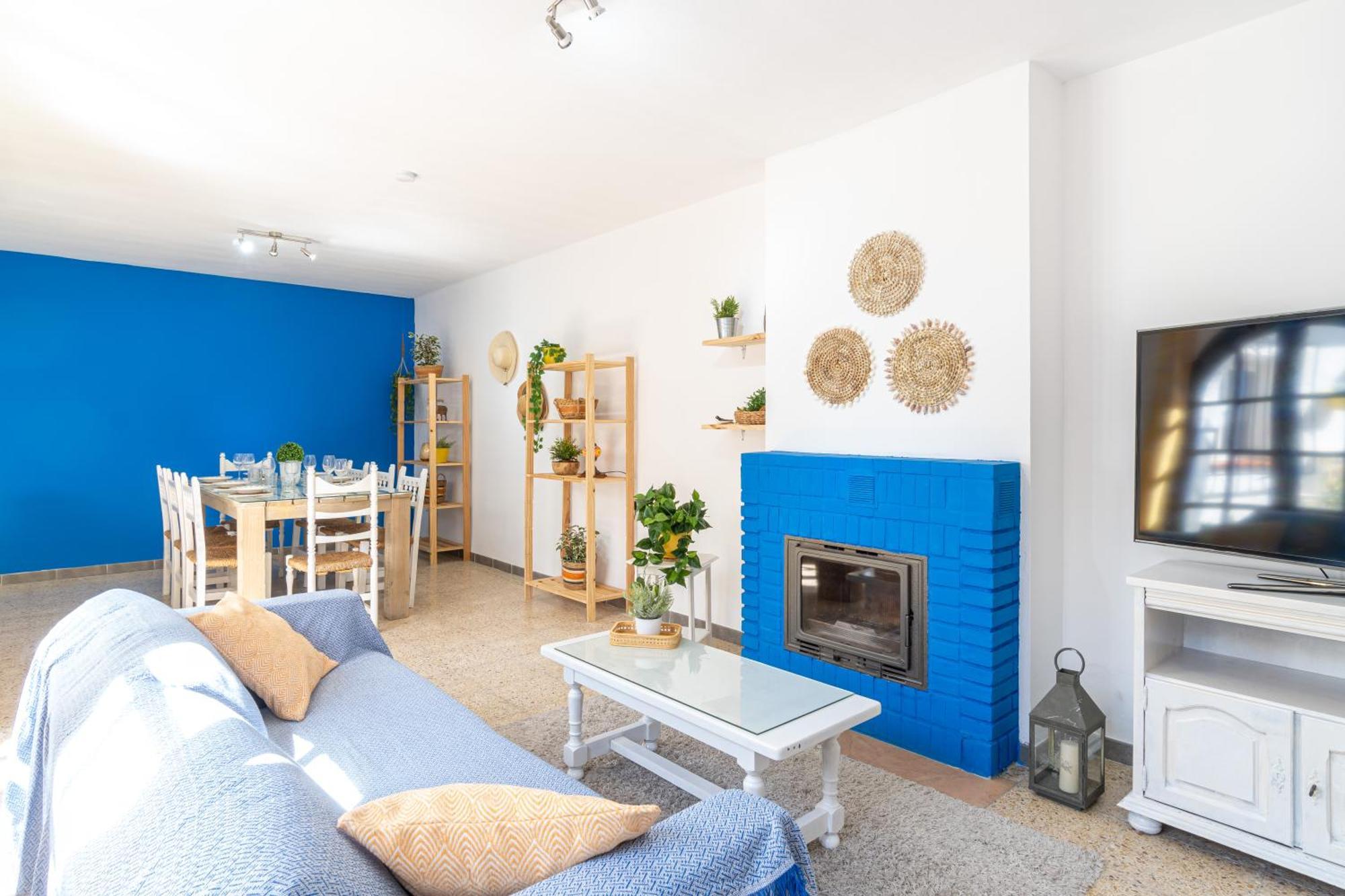 Calma Azul - 3Br - Terrace & Beach - Ac Wifi - 8 Guests カンブリルス エクステリア 写真