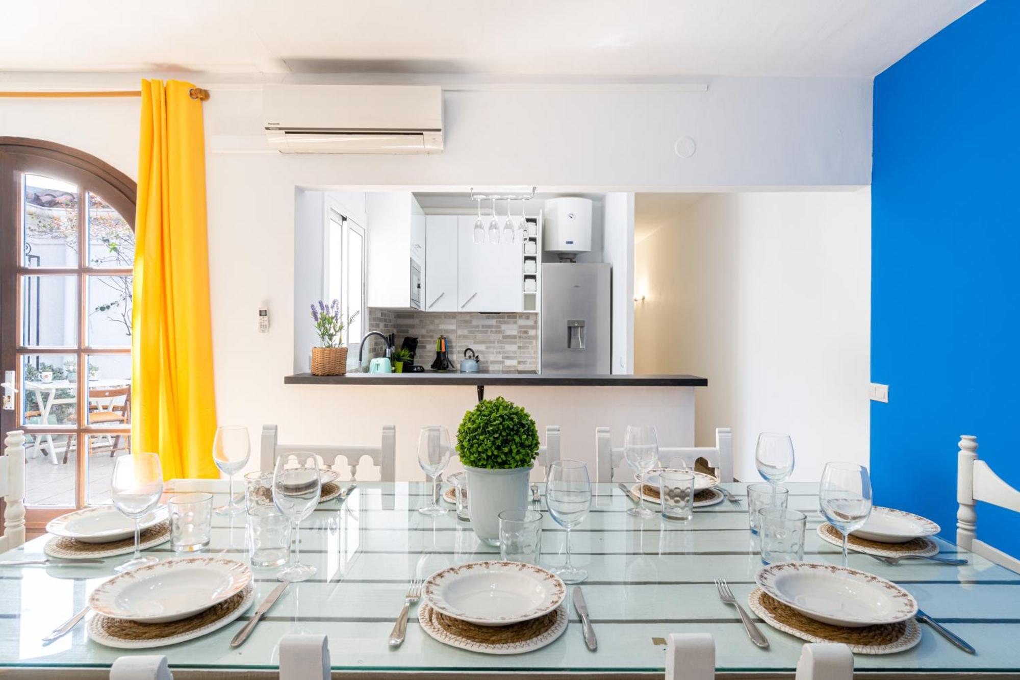 Calma Azul - 3Br - Terrace & Beach - Ac Wifi - 8 Guests カンブリルス エクステリア 写真