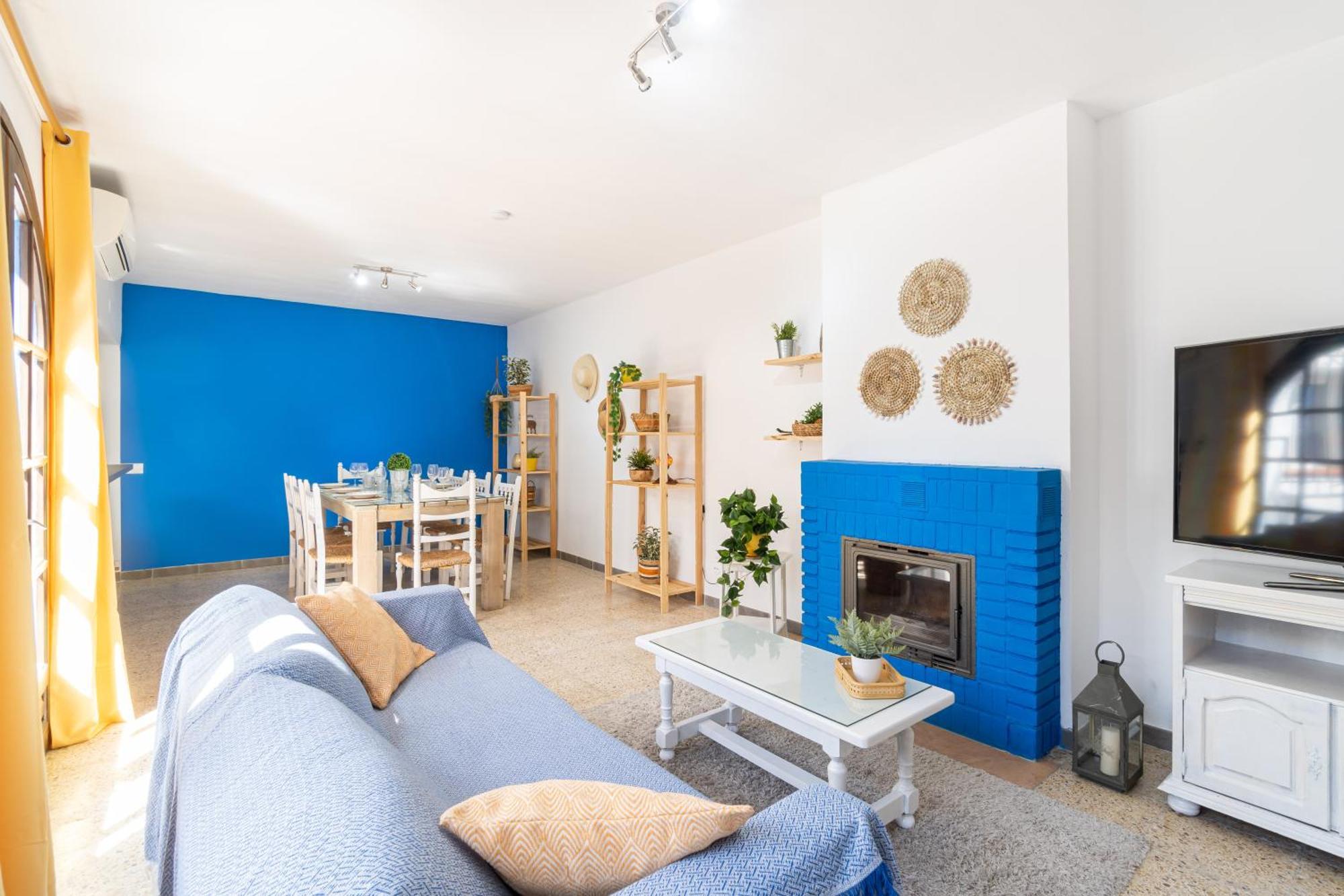 Calma Azul - 3Br - Terrace & Beach - Ac Wifi - 8 Guests カンブリルス エクステリア 写真